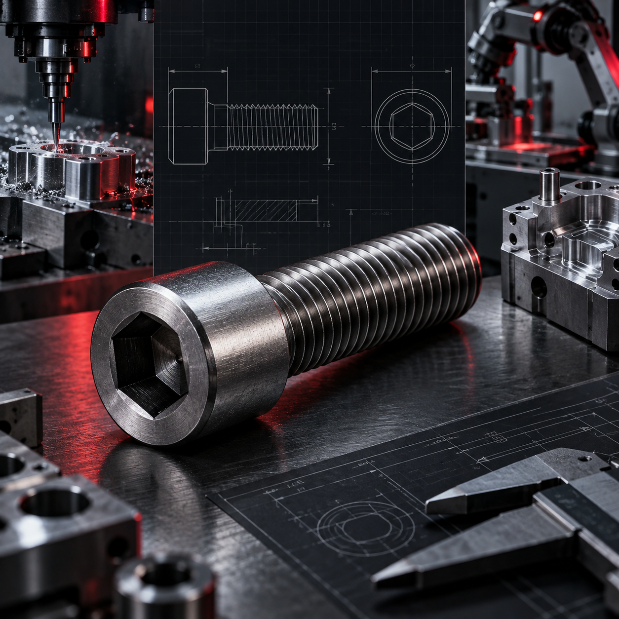Tornillo ISO 4762 Allen de cabeza cilíndrica para aplicaciones industriales