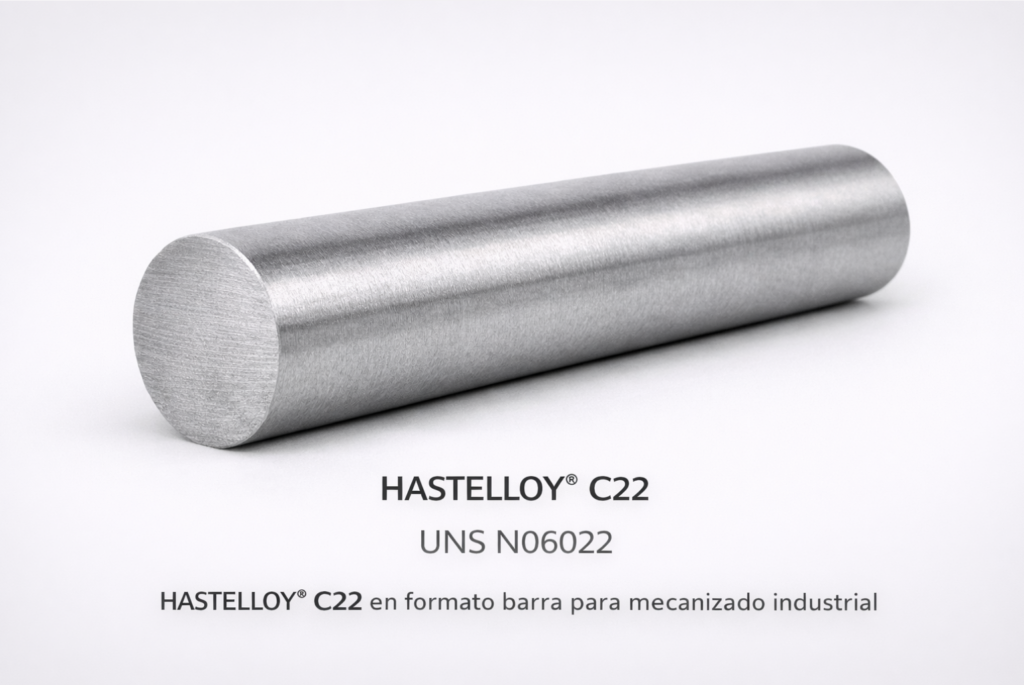 Barra de aleación de níquel HASTELLOY C22 UNS N06022