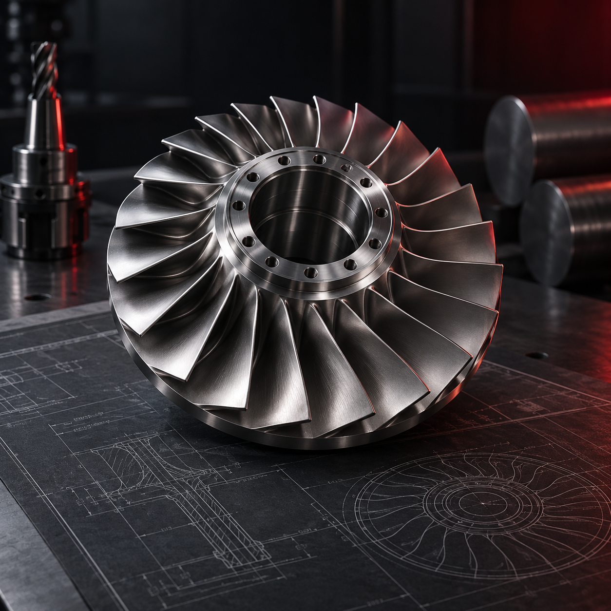 Piezas mecanizadas en INCONEL 718 UNS N07718