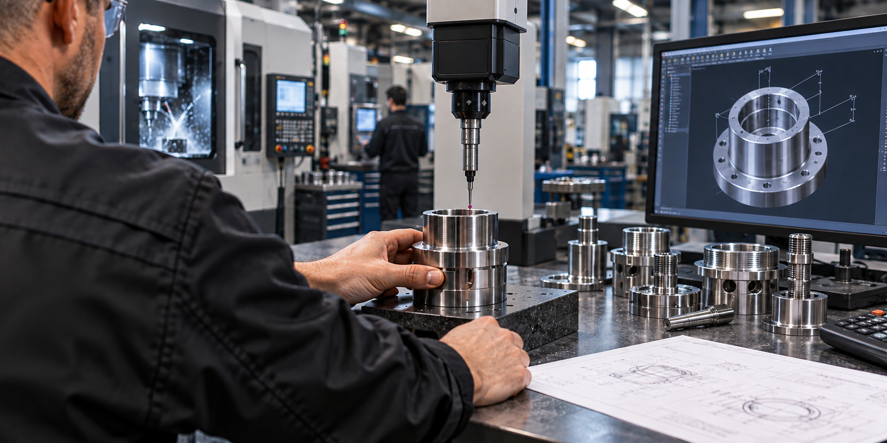Proceso de fabricación CNC de precisión AREM-CNC
