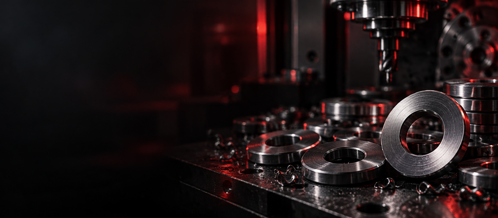 Fabricación de arandelas especiales AREM-CNC